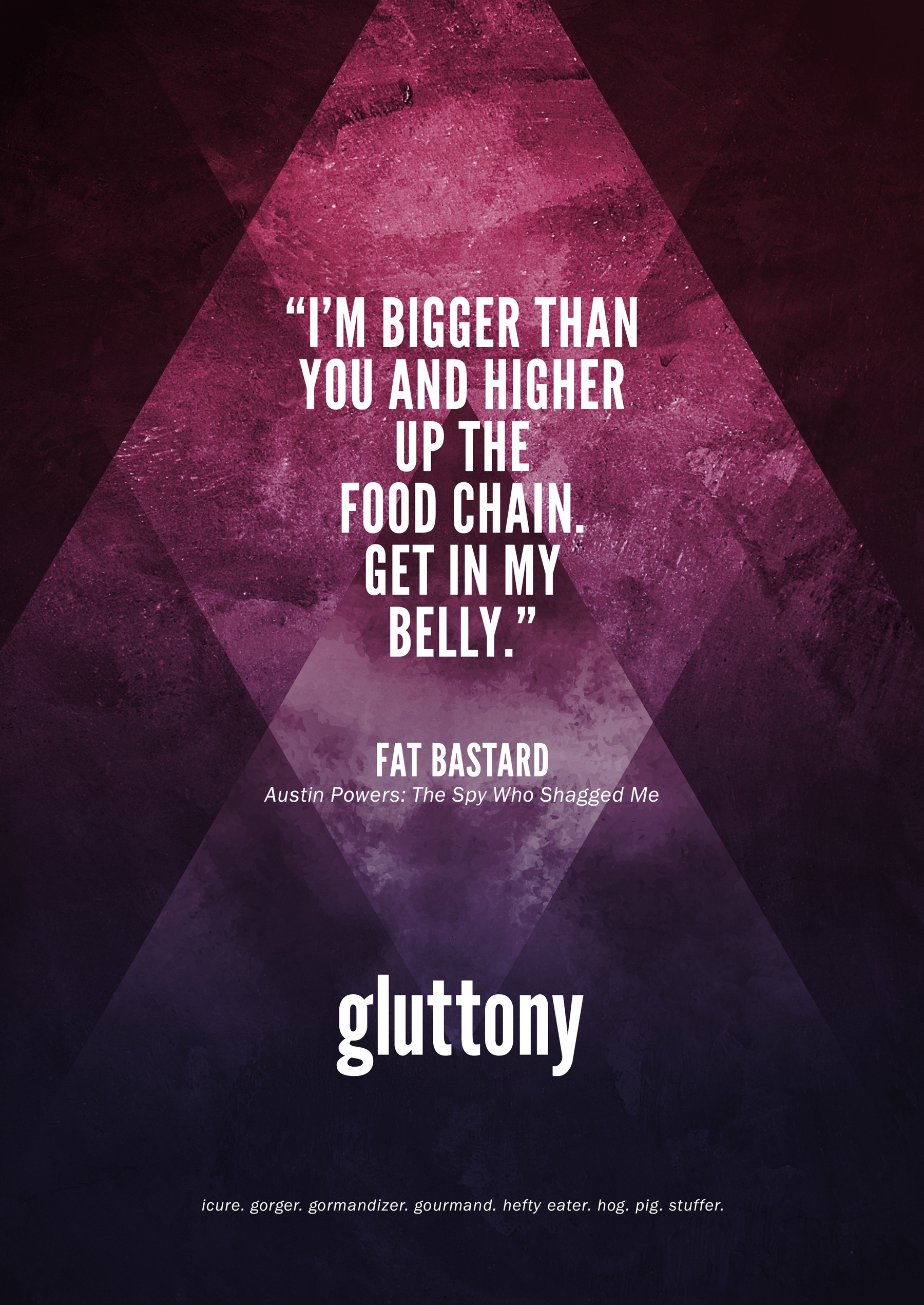 Sinema Seven - Gluttony Poster