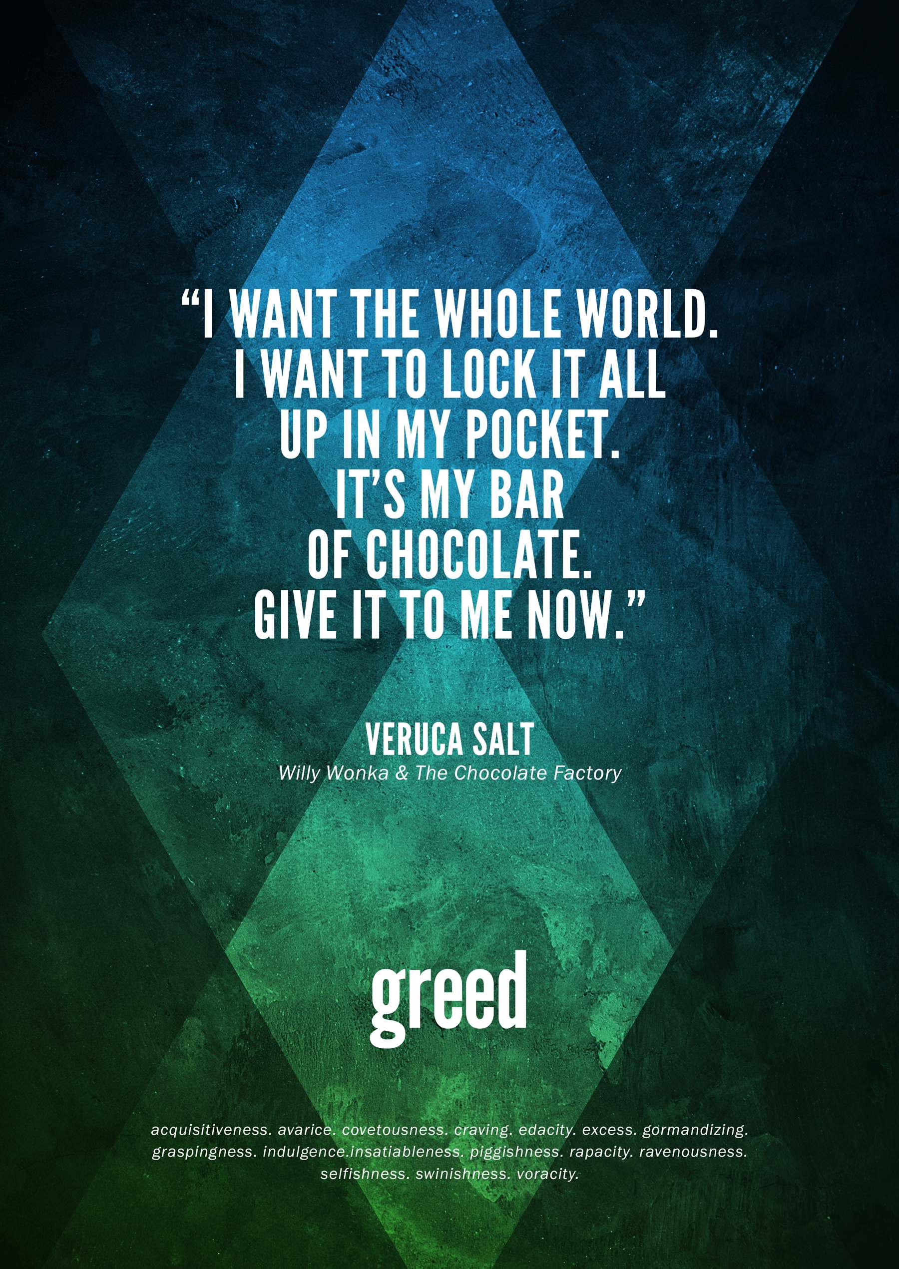Sinema Seven - Greed Poster