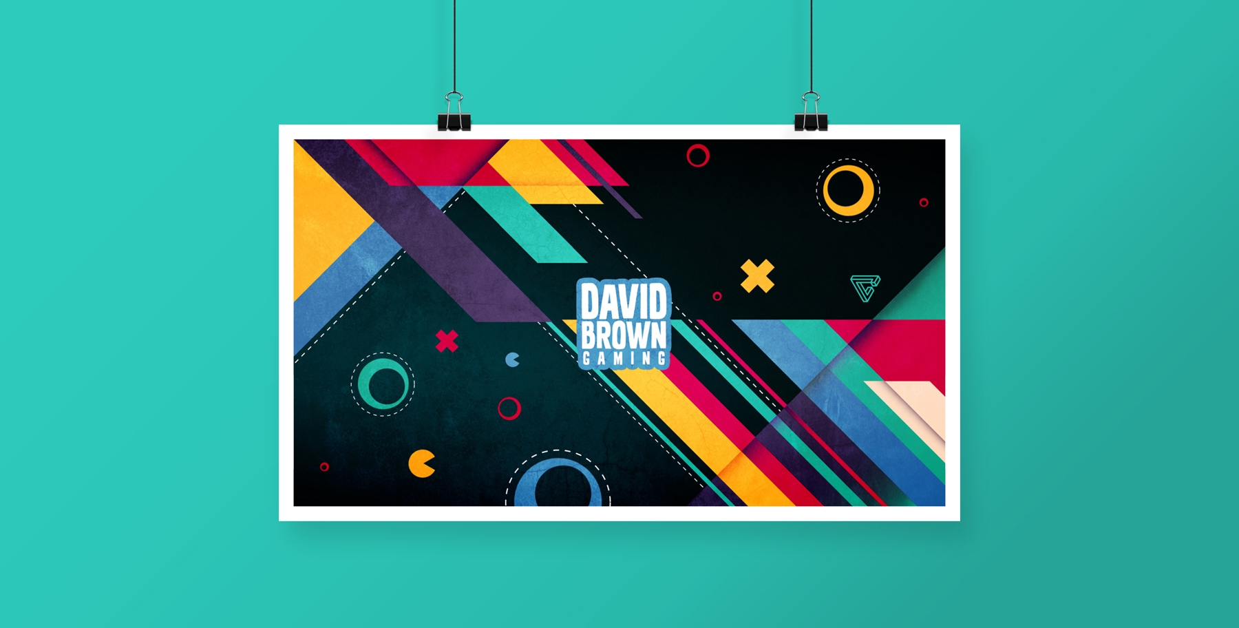 YouTube channel banner art - David Brown